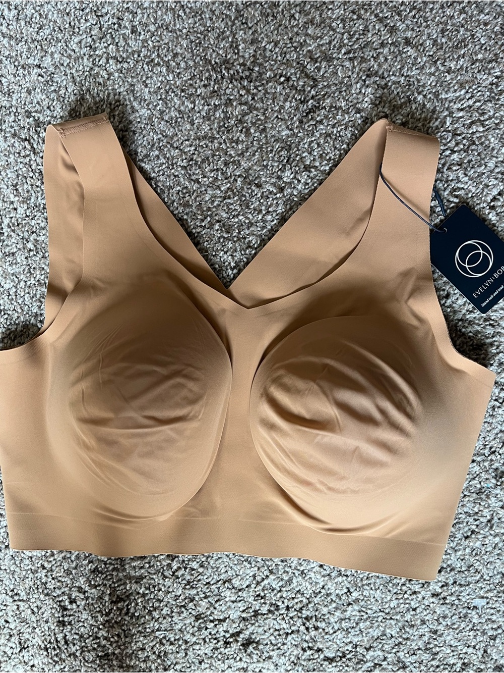 Evelyn & Bobbie DEFY GRAVITY Wireless Comfort Bra — Nude